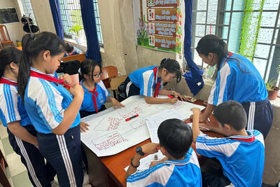 HOẠT ĐỘNG TRẢI NGHIỆM SÁNG TẠO TRONG TIẾT HỌC GIÁO DỤC  ĐỊA PHƯƠNG 6 CỦA TỔ SỬ - ĐỊA - GDCD